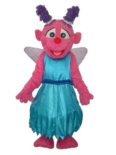 Blue Skirt Little Plum Mascot Adult Costume