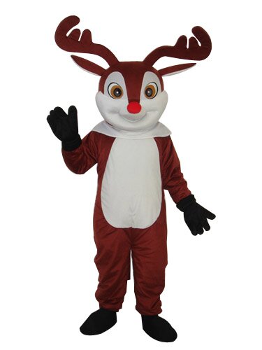 Little Brown Sika Deer Mascot Adult Costume